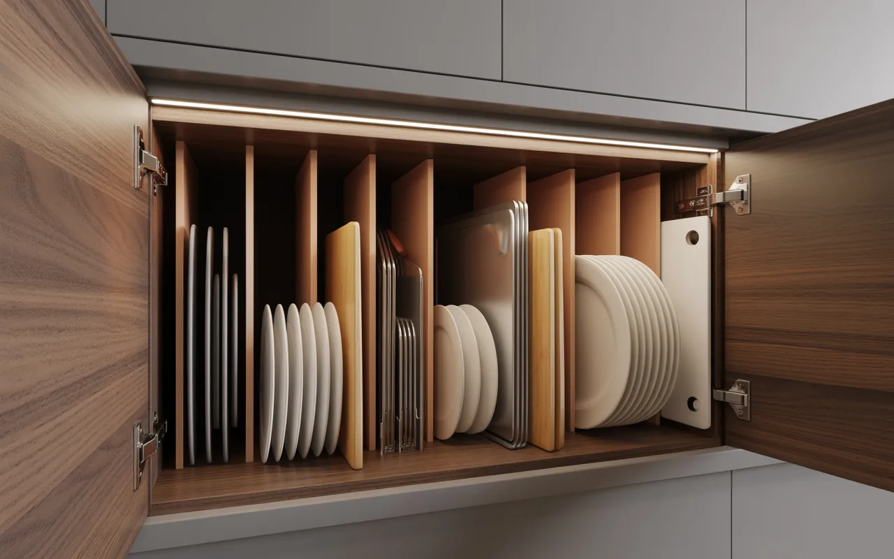 Upright Dish Storage