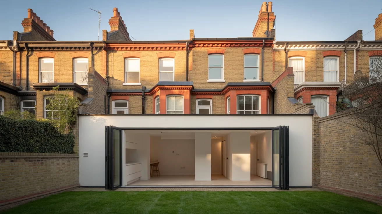 Rear extension on a London Victorian terraced house built under permitted development rights