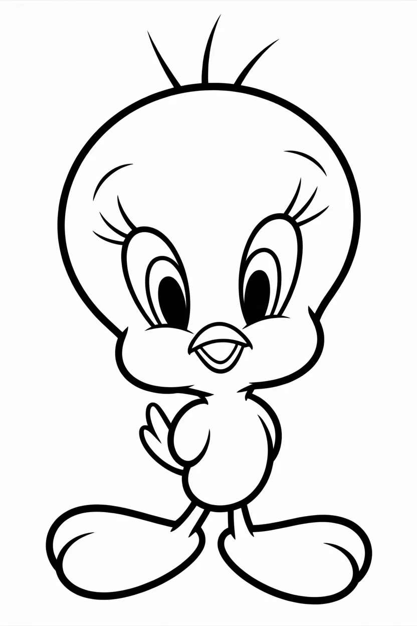 tweety coloring pages free printable
