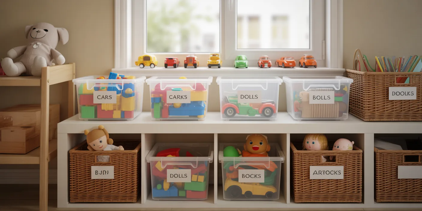 How Can You Keep Toys Organized Without a Toy Box?