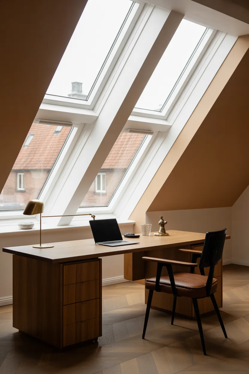 Attic Office Design Ideas