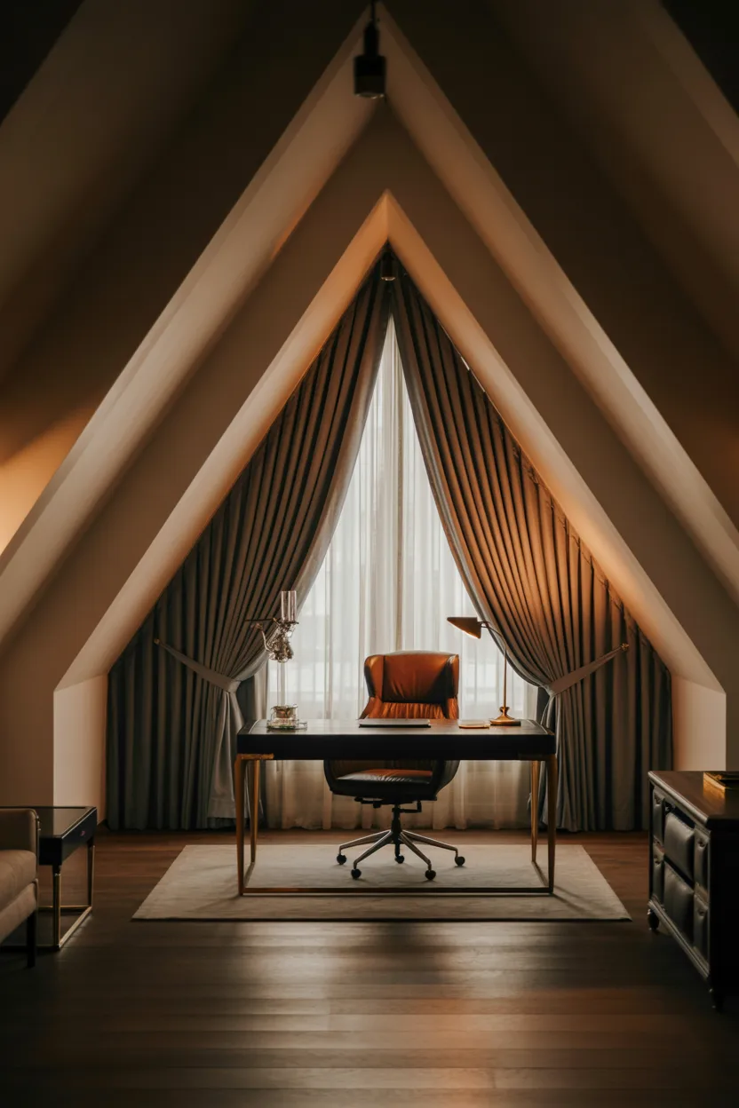 Attic Office Design Ideas
