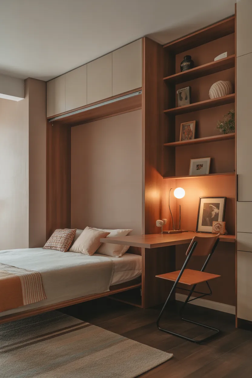 Murphy Bed Office Combo Ideas