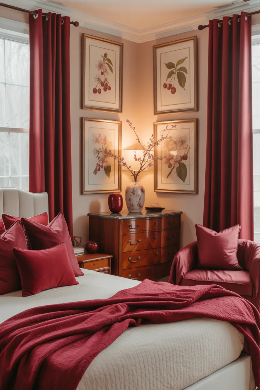 Cherry Red Bedrooms