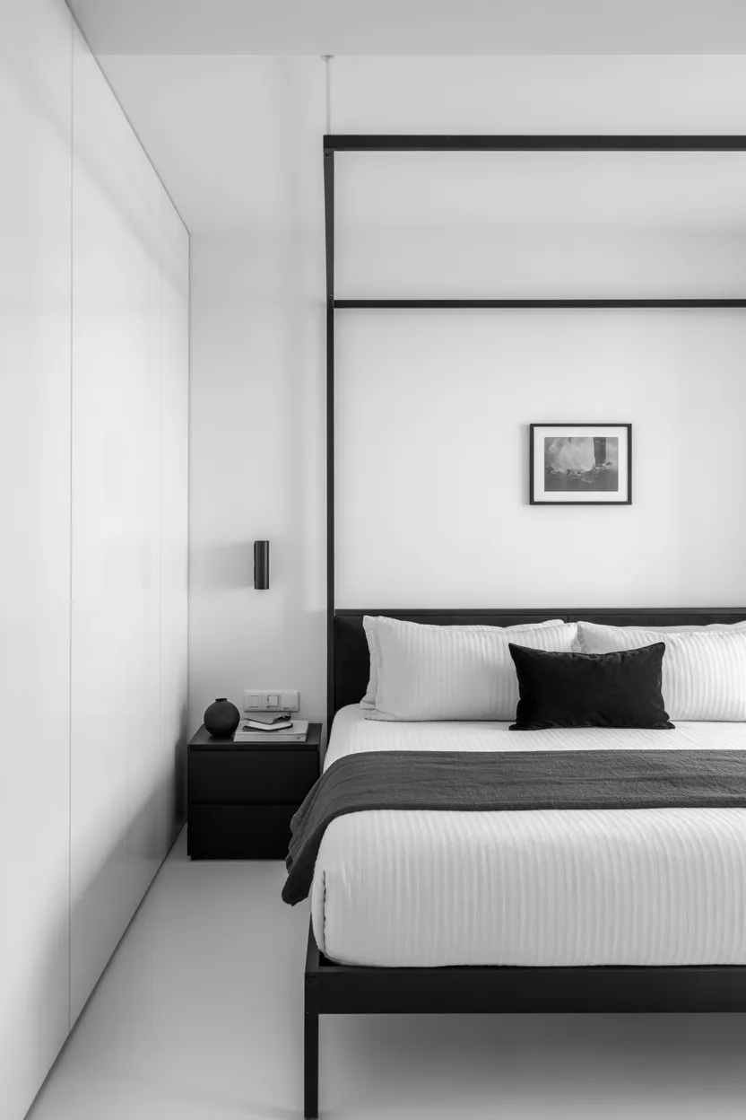 Black and White Bedroom Ideas