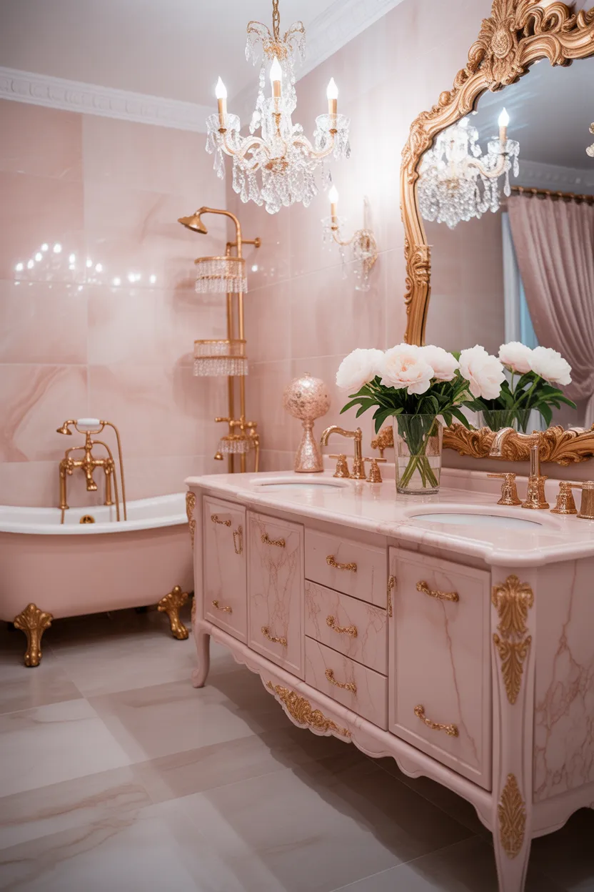 Pink Bathroom Ideas