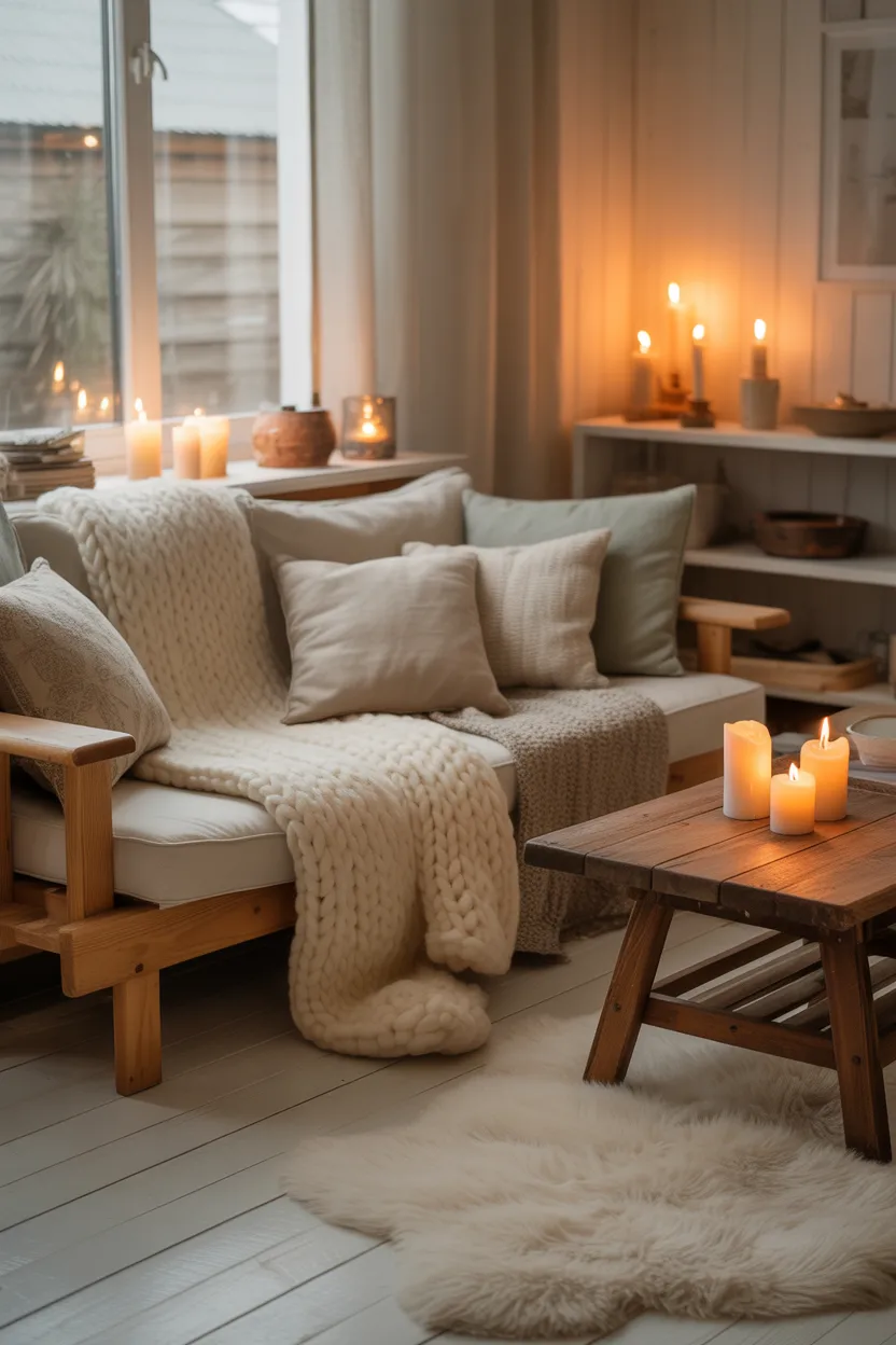 Cozy Scandinavian Living Room Ideas