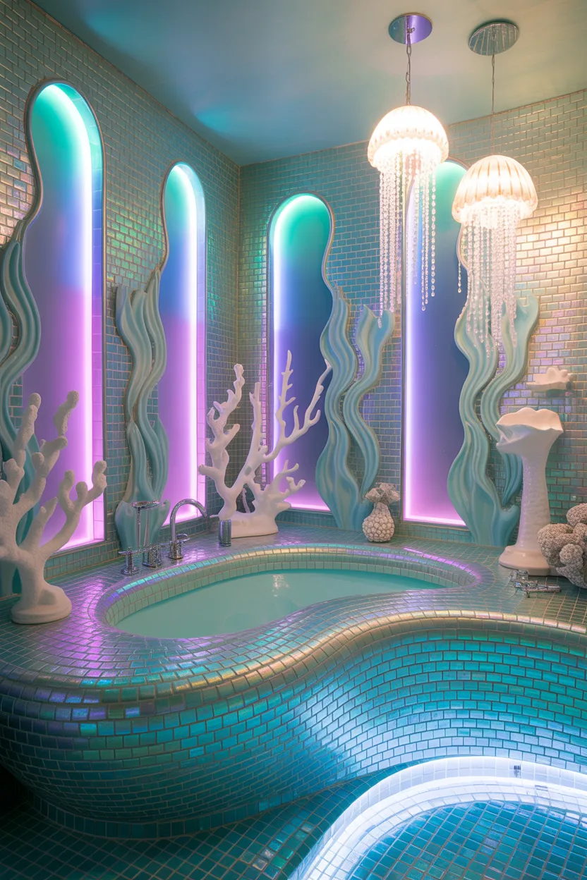 Mermaid Tile Bathroom Ideas
