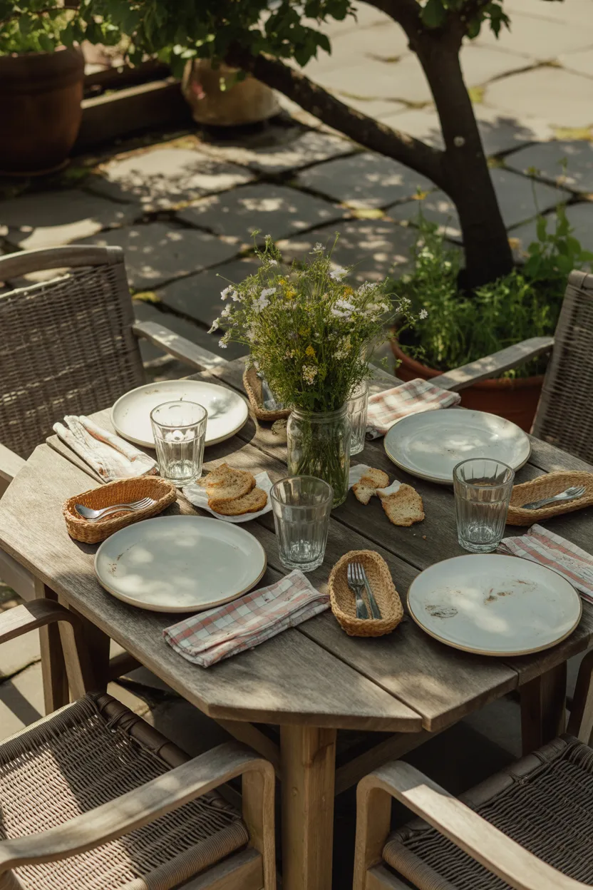 Outdoor Table Decor Ideas