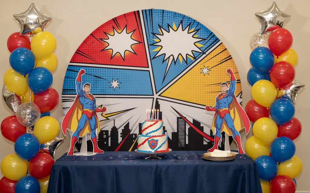 Comic Hero Backdrop