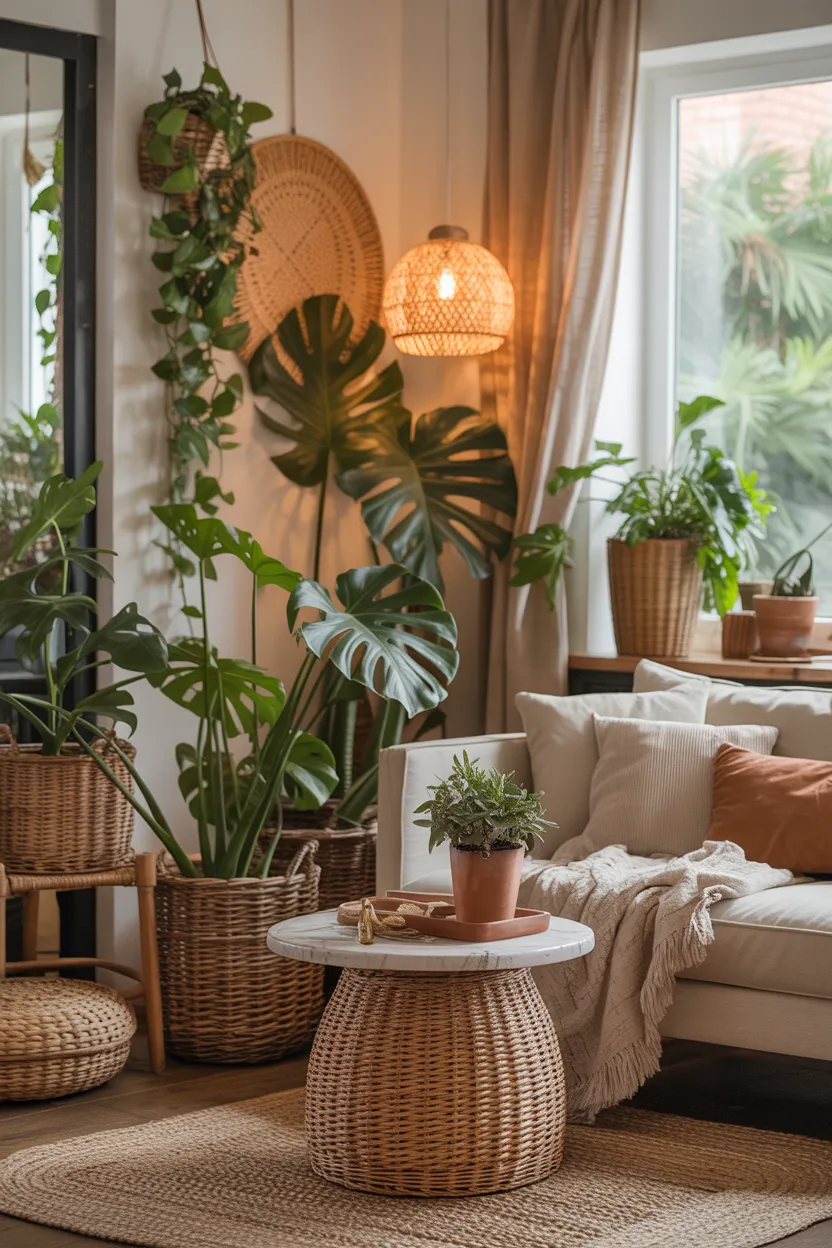 Cozy Boho Living Room Ideas