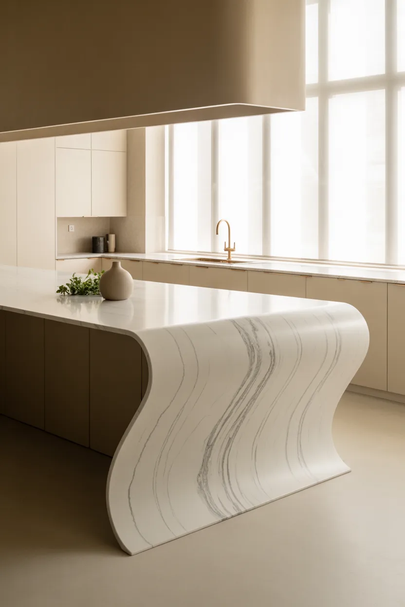 Curved Kitchen Island Ideas