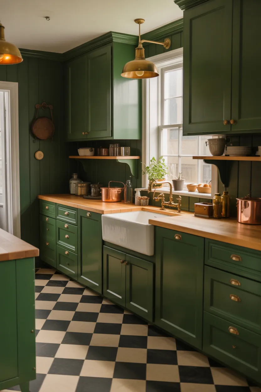 Dark Green Kitchen Ideas