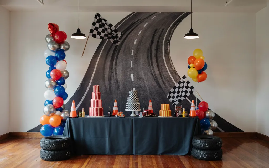 Race Track Backdrop