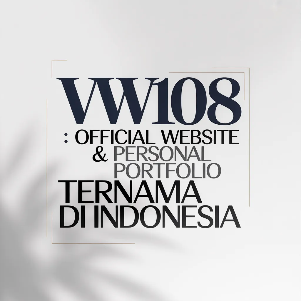 VW108: Official Website & Personal Portfolio of a Famous Indonesian Brand