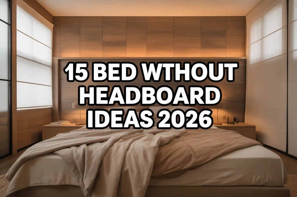 Bed Without Headboard Ideas