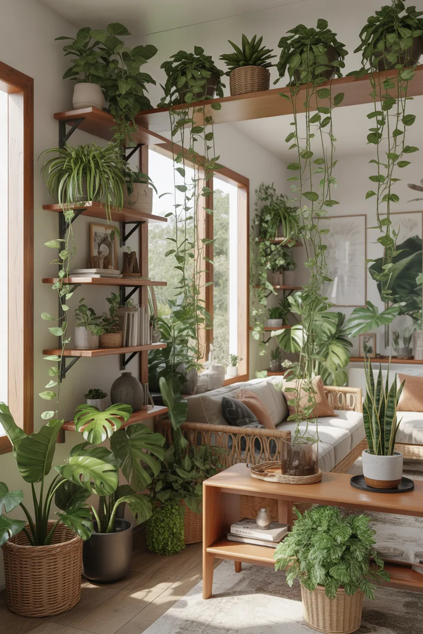 Tropical Jungle Living Room