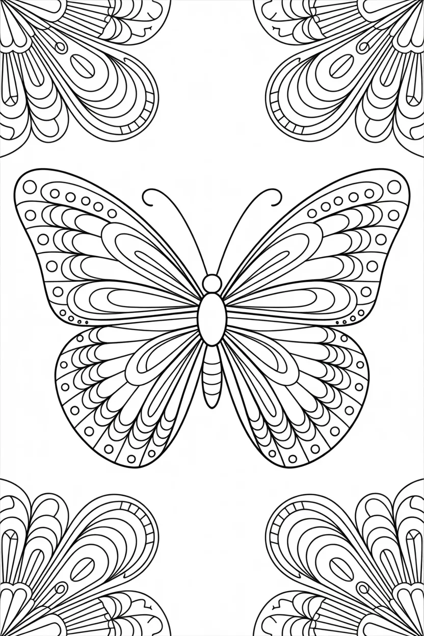 butterfly coloring pages free printable