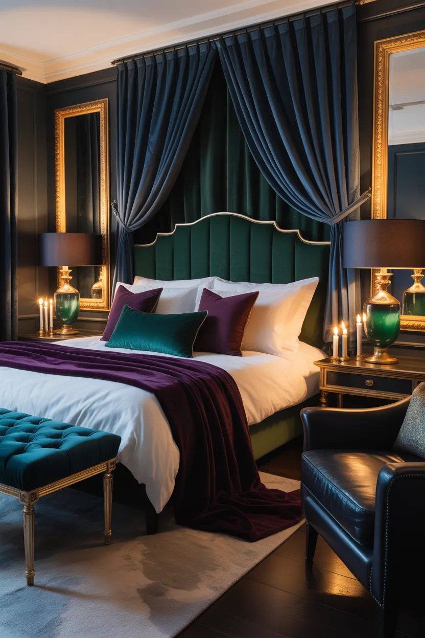 Jewel Tone Bedroom Ideas