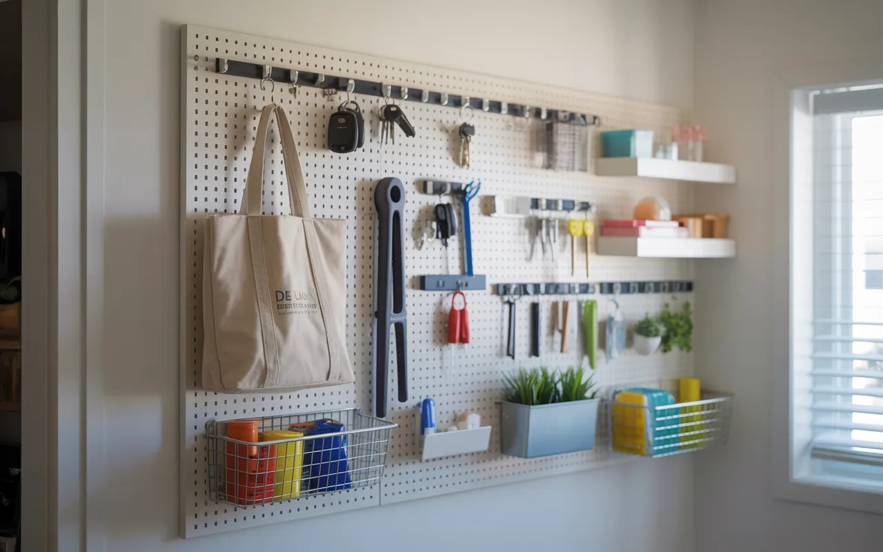 Pegboard Wall Organizer