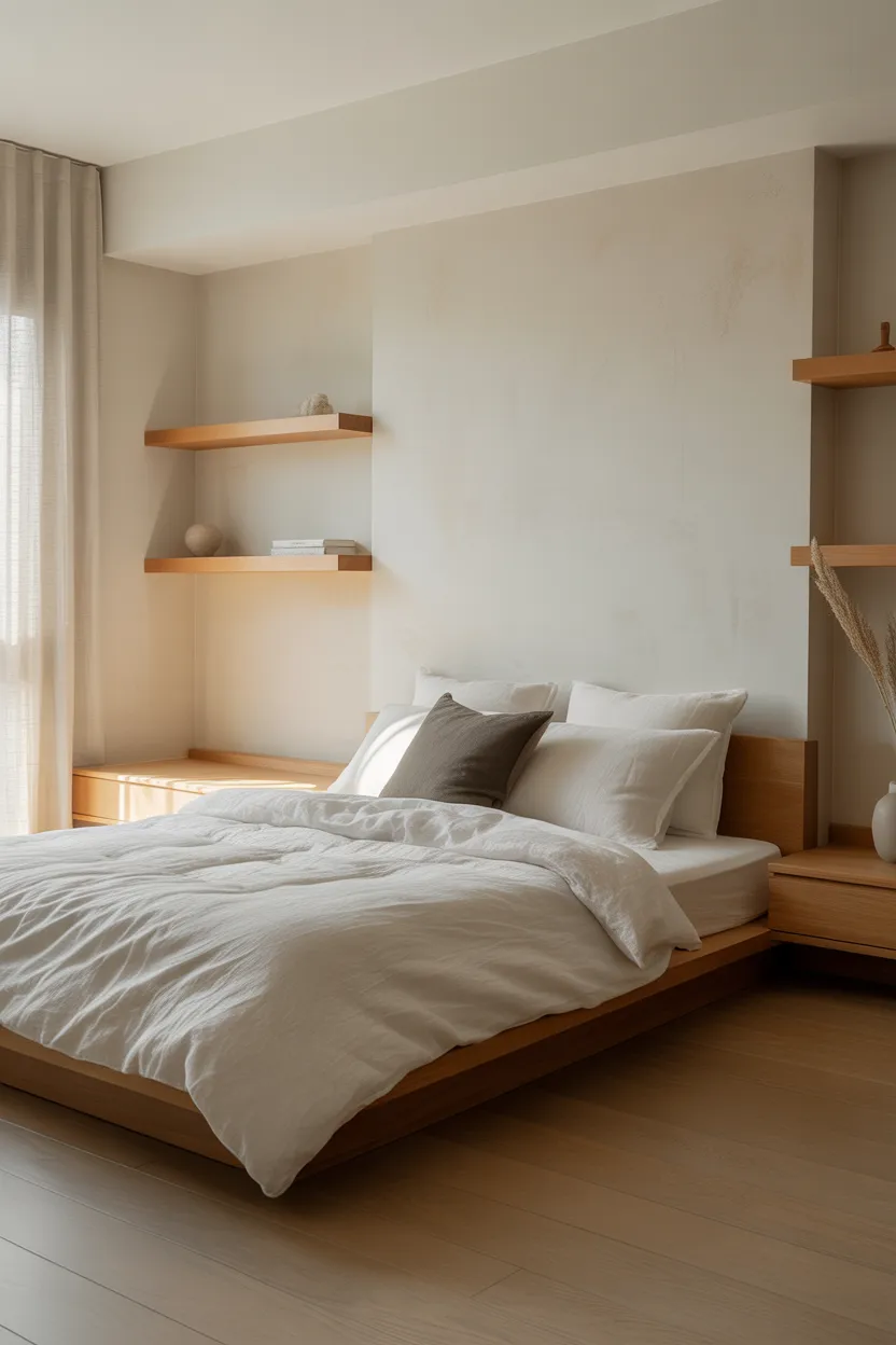 Japandi Bedroom Design Ideas