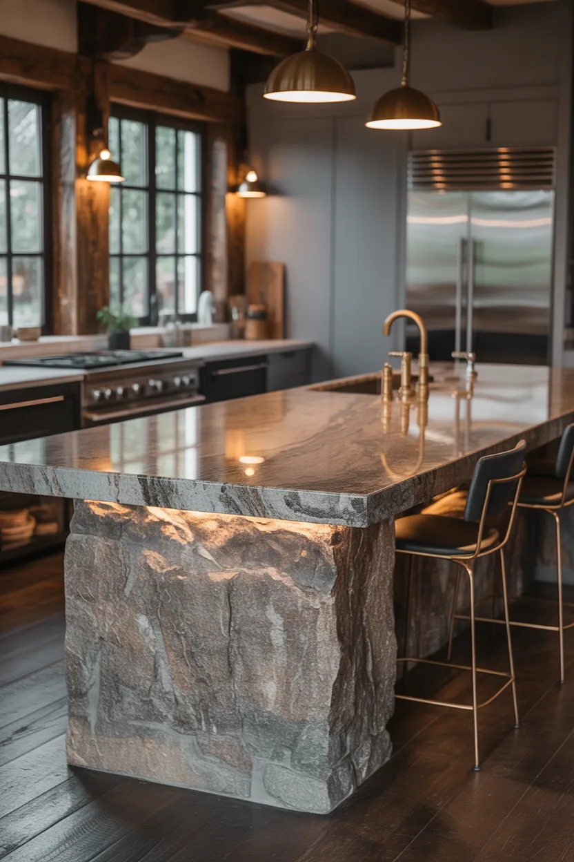 Stone Wall Kitchen Ideas for a Rustic & Modern Look (2026)