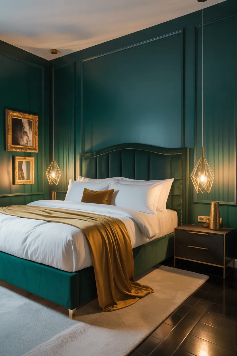 Dark Green Bedroom Ideas