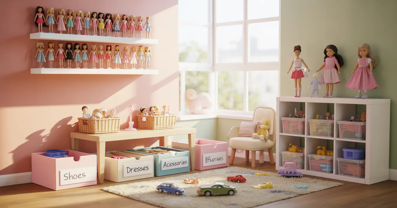 What Are Creative DIY Barbie Storage Ideas for Kids’ Rooms?