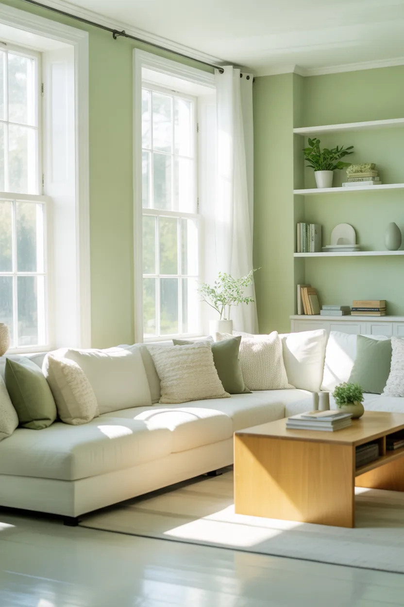 Sage Green Living Room Ideas