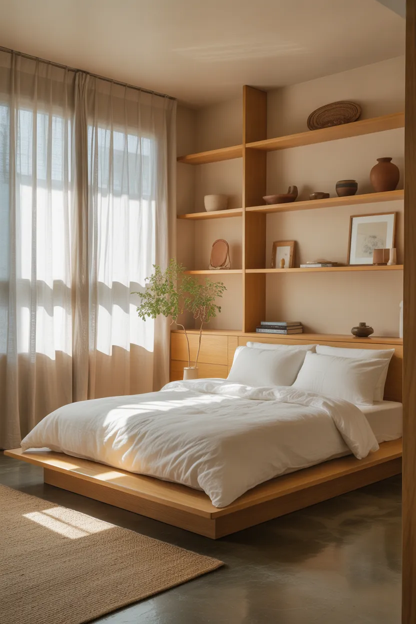 Japandi Bedroom Inspiration Ideas