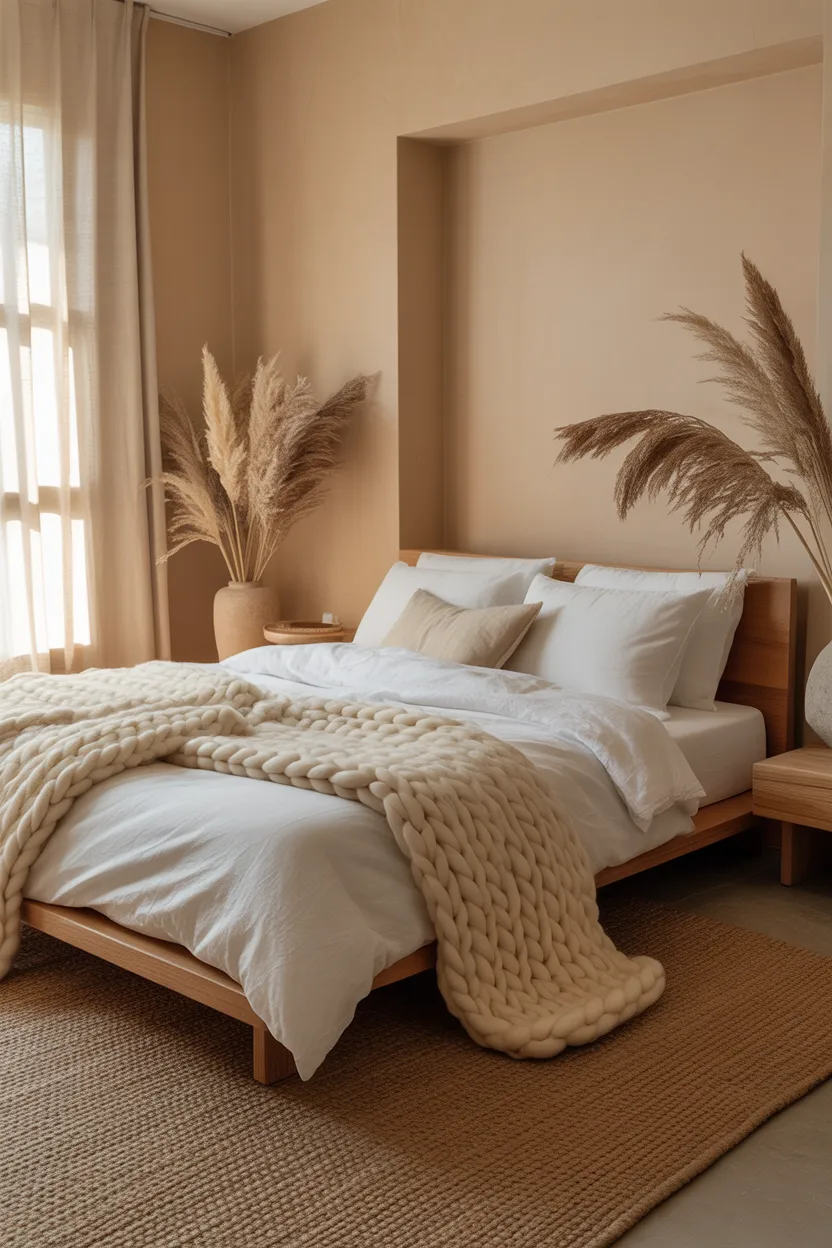 Earthy Minimalist Bedroom Ideas