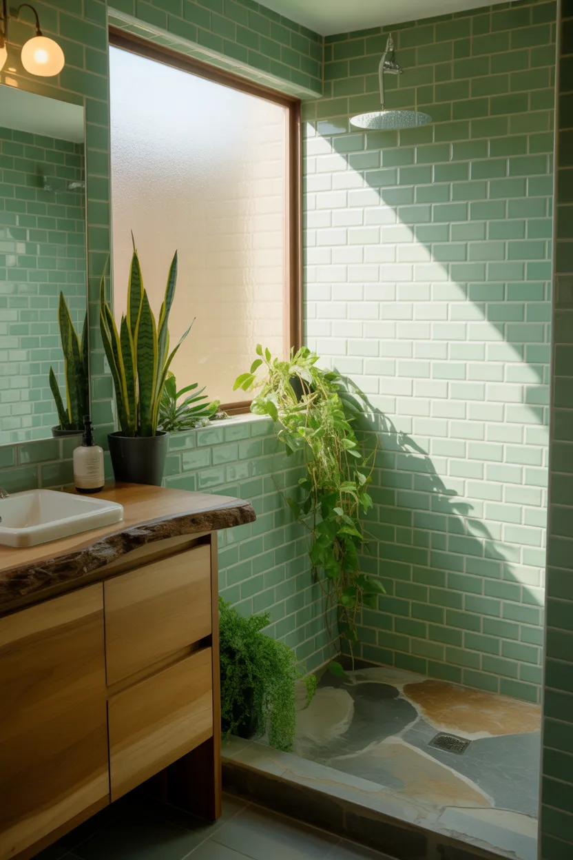 Green Bathroom Ideas