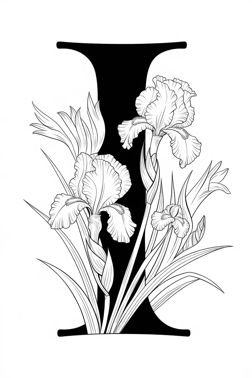 Alphabet Letter I Coloring Pages
