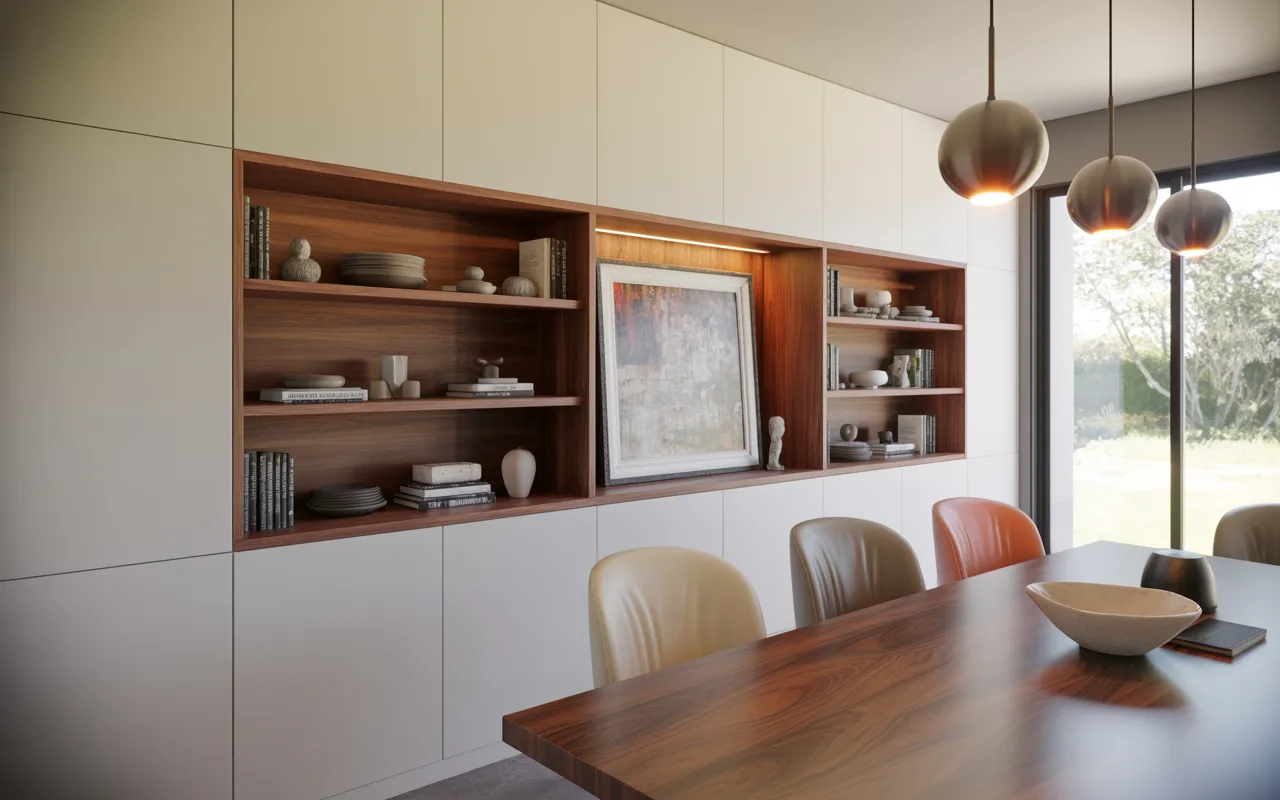 Built-In Wall Storage