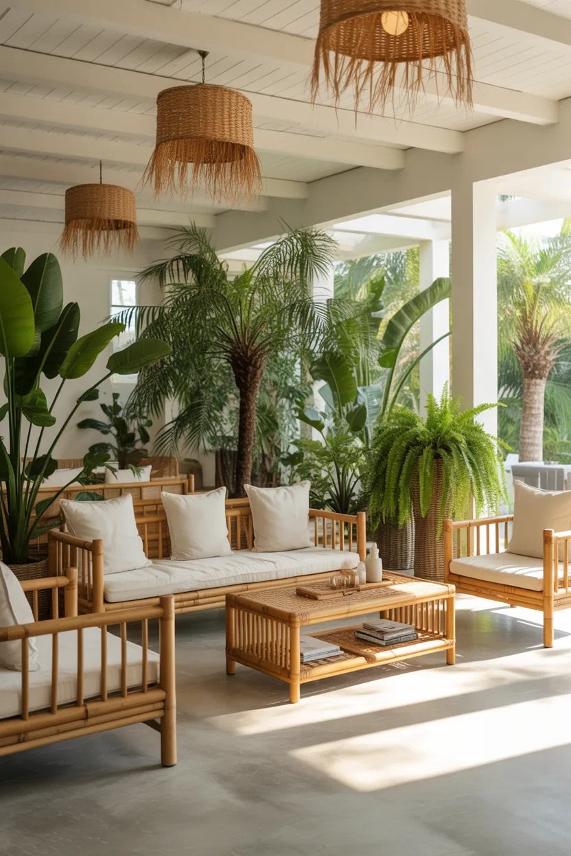 Tropical Jungle Living Room