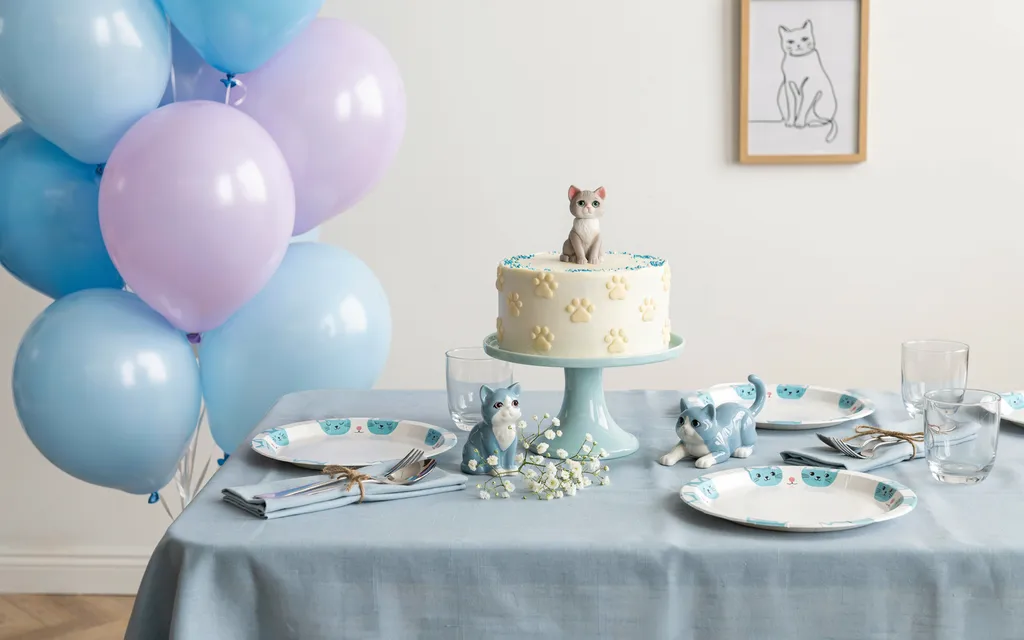 Blue Cat Table