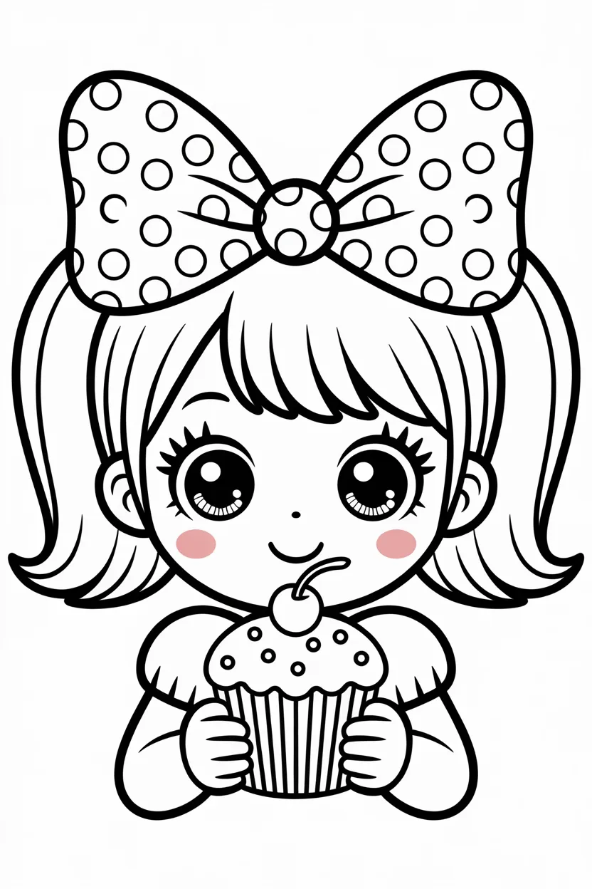 cute girl coloring pages free printable