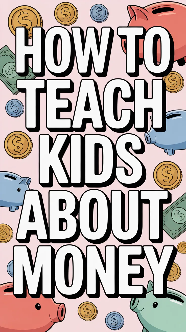 Tween counting allowance money with budget notebook