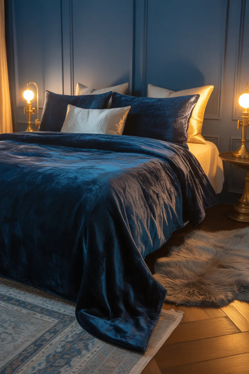 Dark Blue Bedroom Ideas