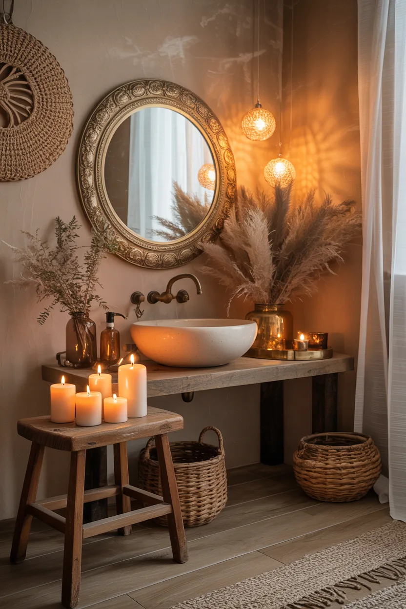 Boho Style Bathroom Ideas