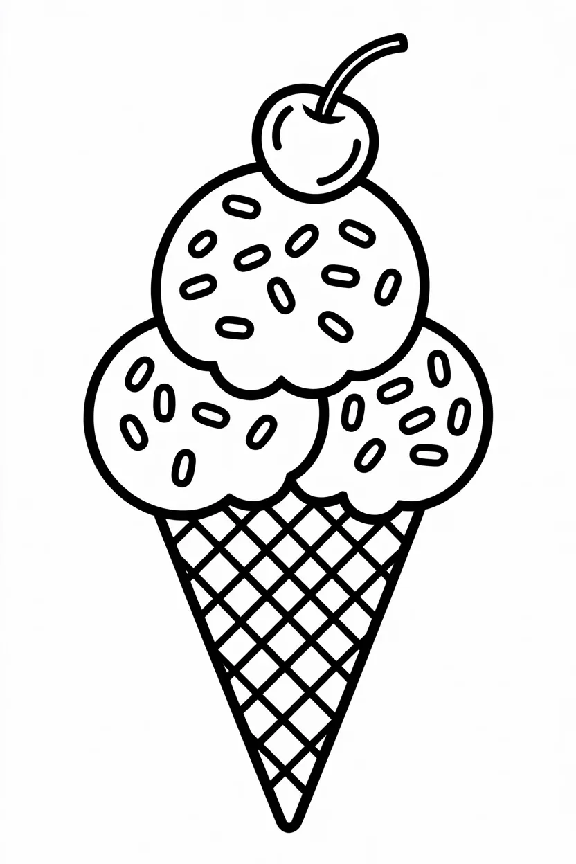 icecream coloring pages free printable