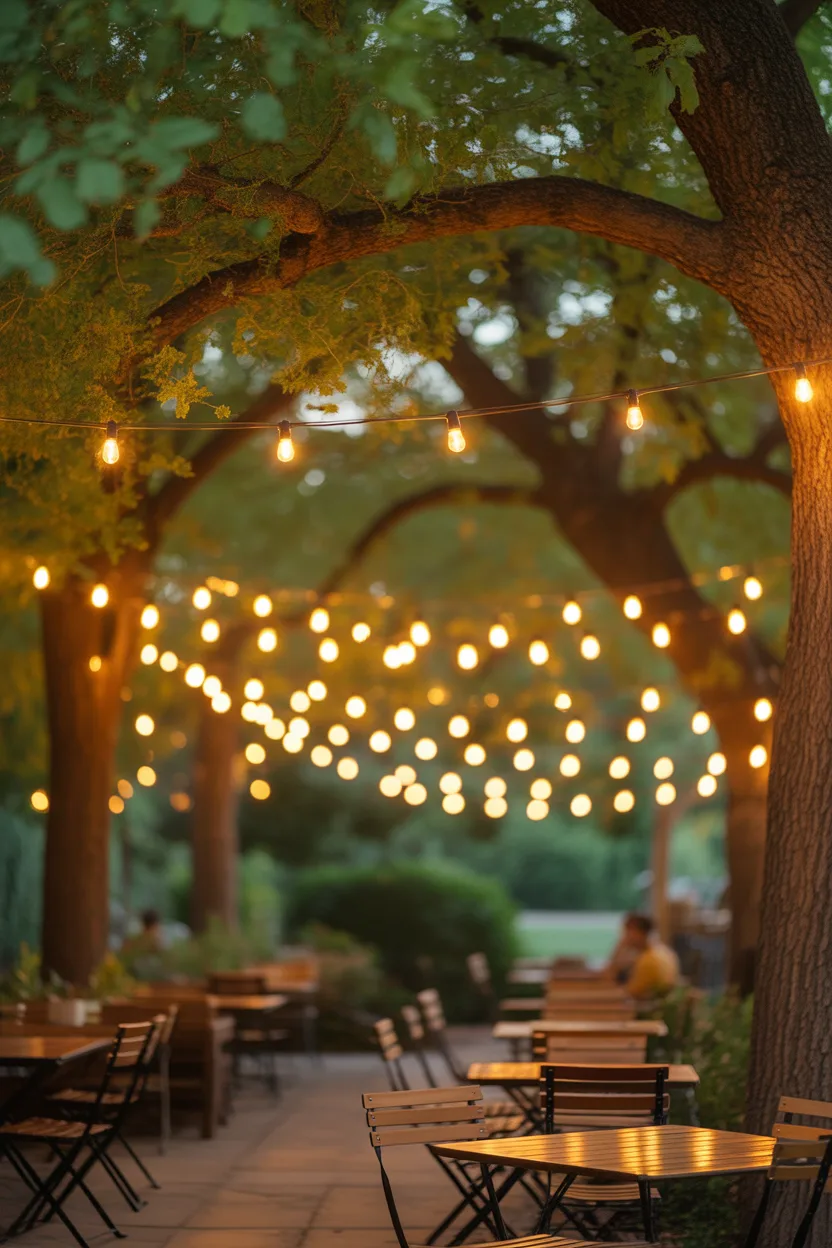 Outdoor String Light Ideas