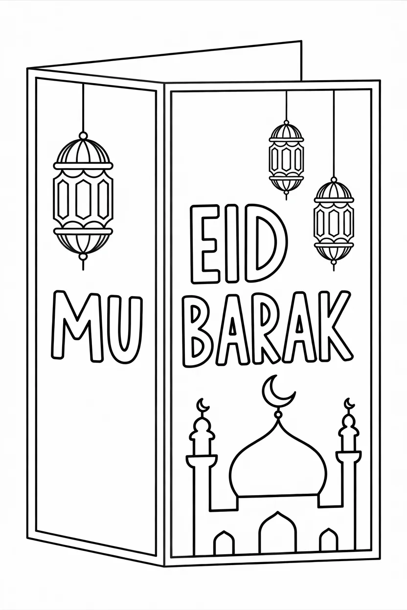 5 Eid cards free printable