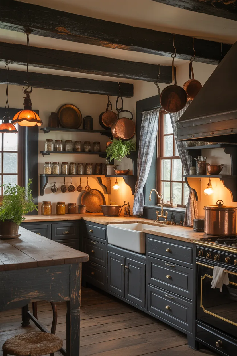 Moody Farmhouse Kitchen Ideas
