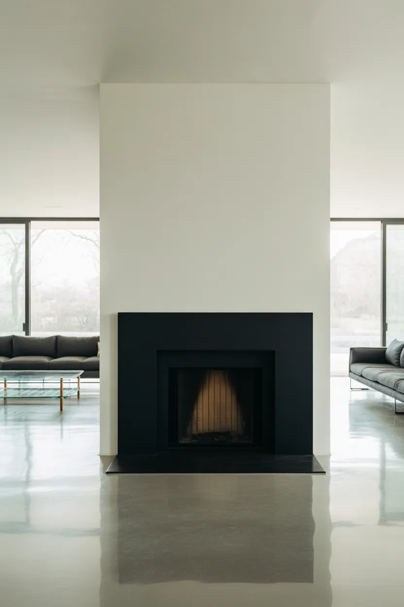 Black Fireplace Ideas