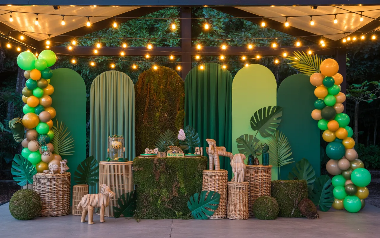 Layered Jungle Scene