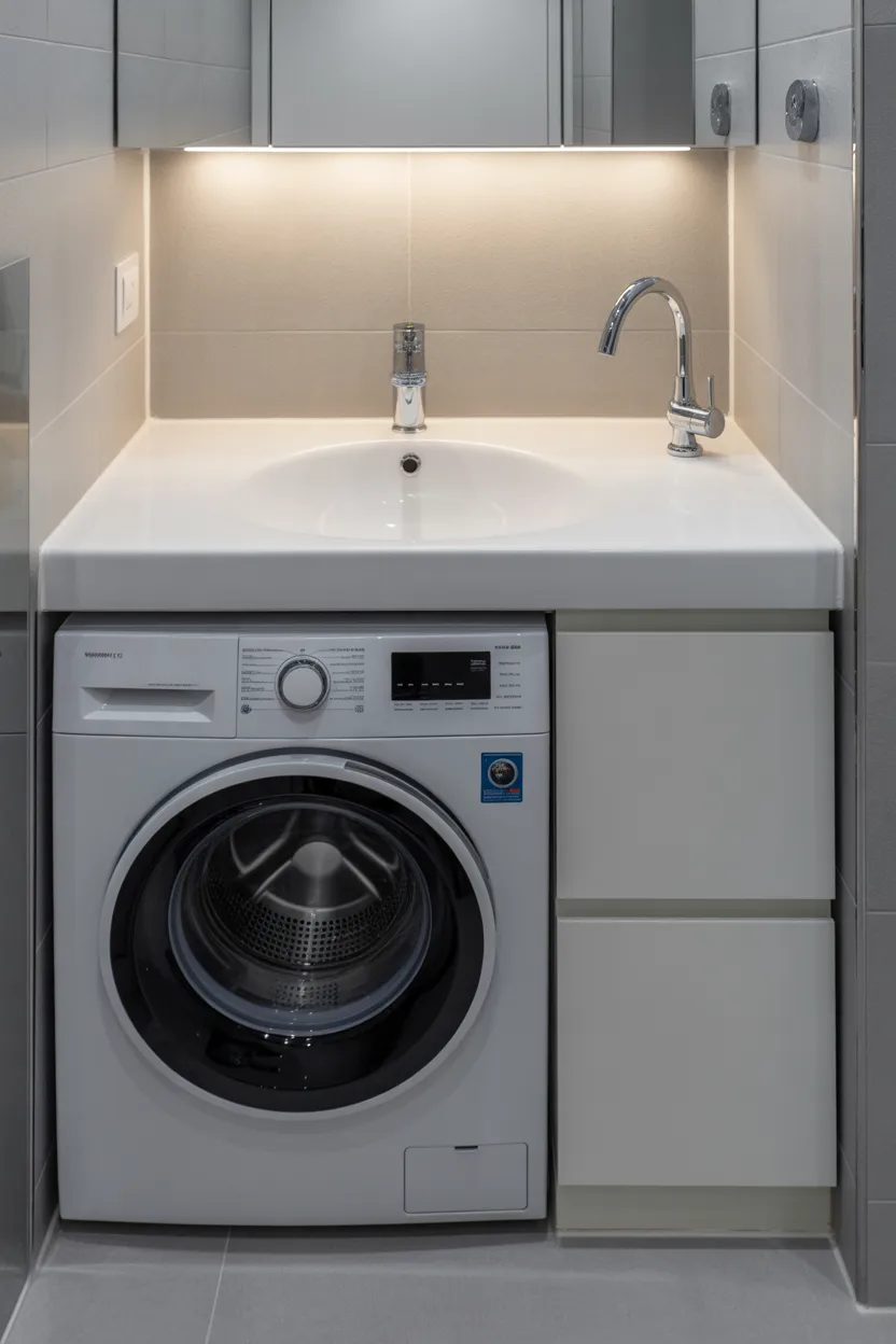 Bathroom Washing Machine Ideas