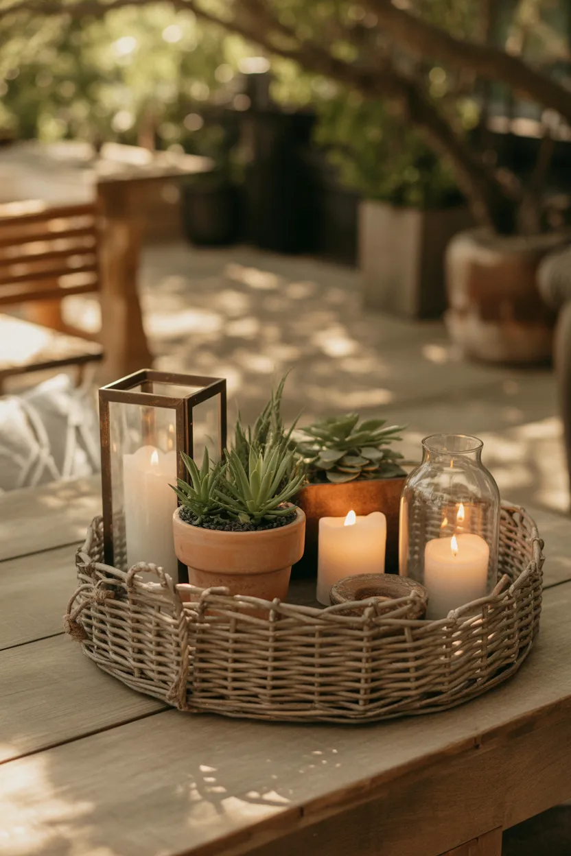 Outdoor Table Decor Ideas
