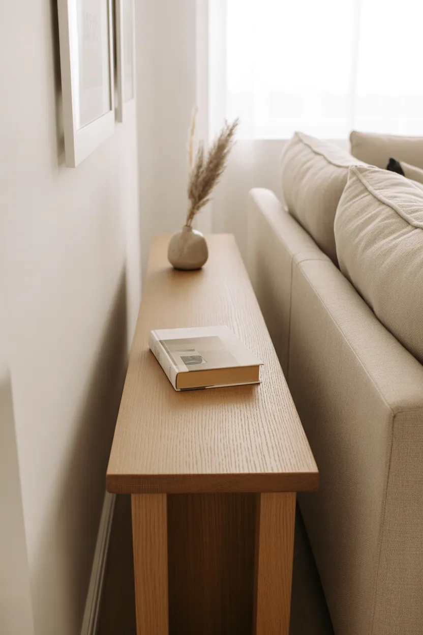 Sofa Table Ideas Behind Couch