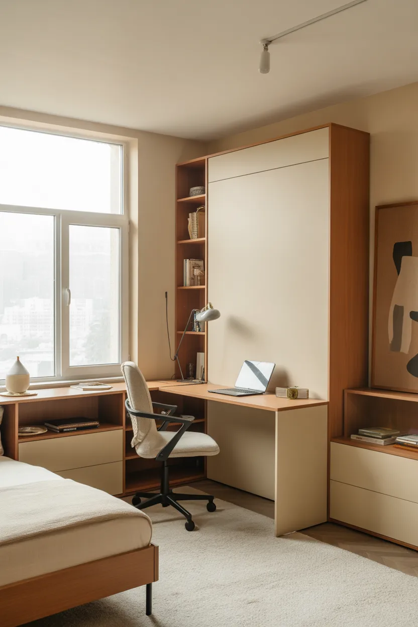 Murphy Bed Office Combo Ideas